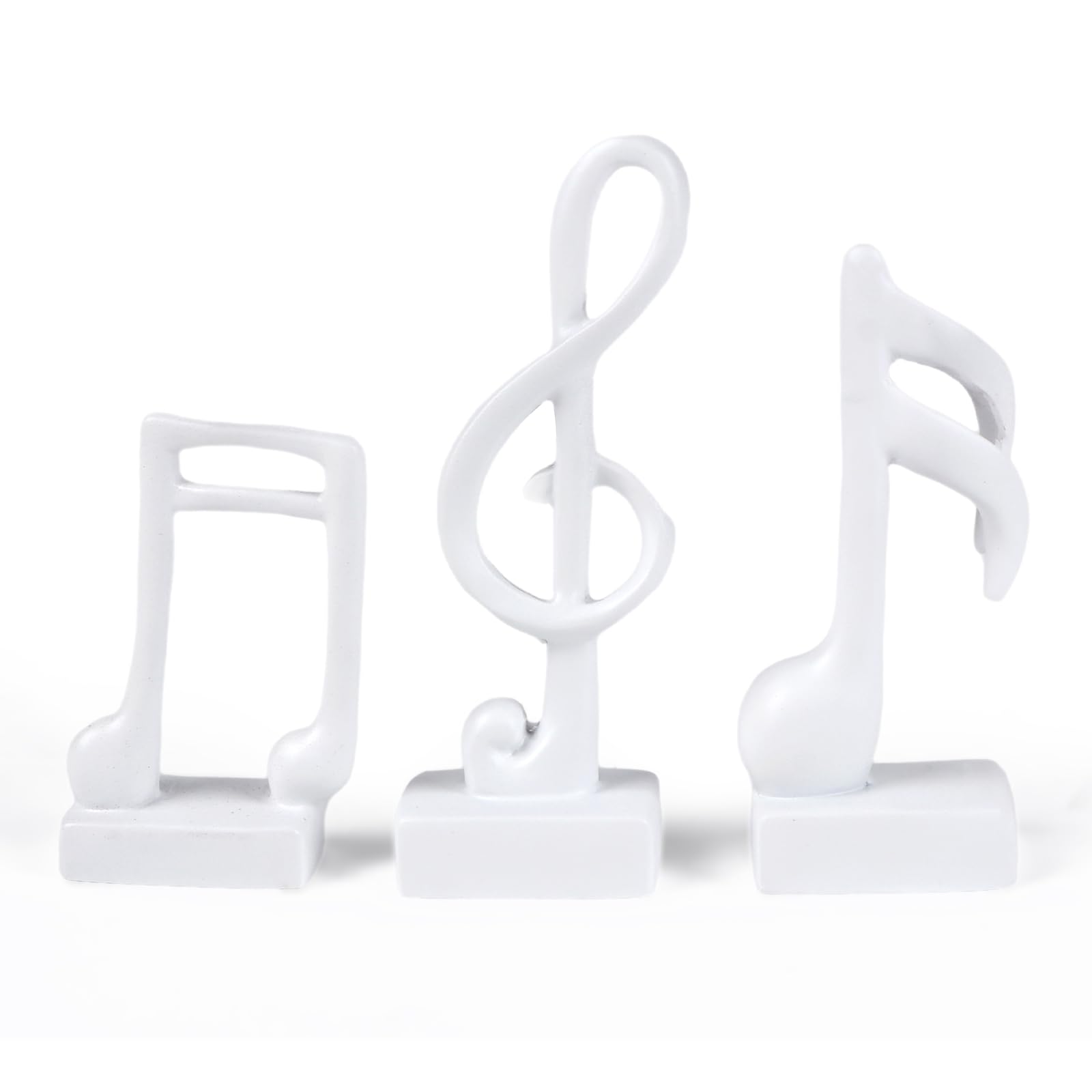 Yunjuhop 3pcs Musical Decor Gifts Escultura Moderna,Figuras Decorativas Casa,Decoración del Hogar Estantes Negros,Decoración de Mesa para Salón,Oficina,Regalos,Souvenir