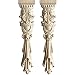 WINGOFFLY Wooden Carved Onlay Unpainted Applique Frame for Decoration Furniture Doors Rome Column 2 Pics(15.2"x3.2"x1.2")