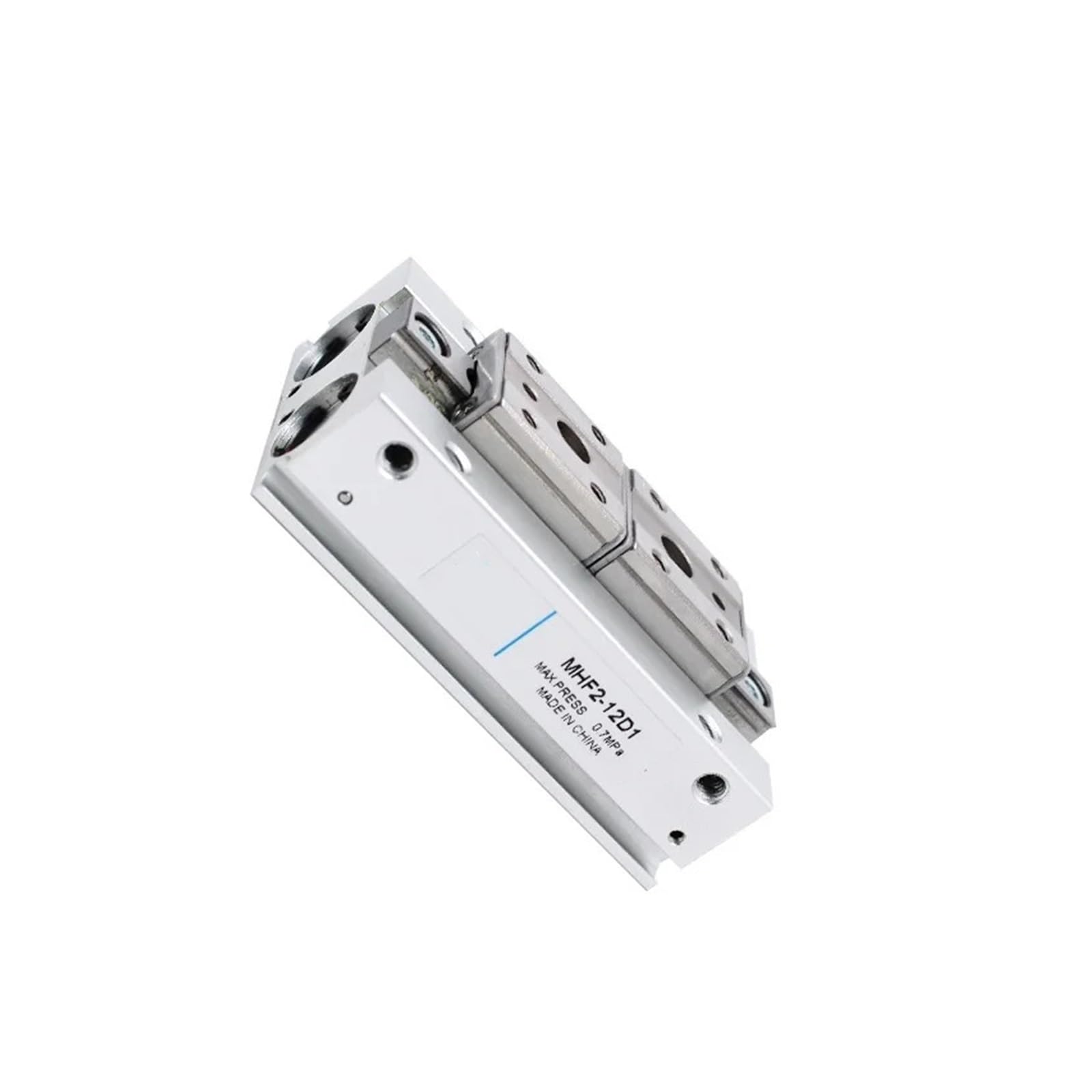 Cylindre MHF2-16D avec rail coulissant rigide et mâchoire de préhension double