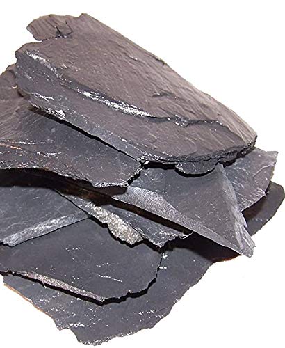 3 kg Schiefer schwarz, Aquarium, Terrassenbau, Dekoration