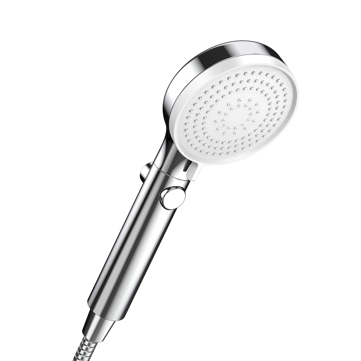 High Pressure Shower Heads, Water Saving Showerhead with Pause Switch, 3 Mode Showerhead, Suitable for Bathroom, Children, Pet Use, and Gym Use, Chrome