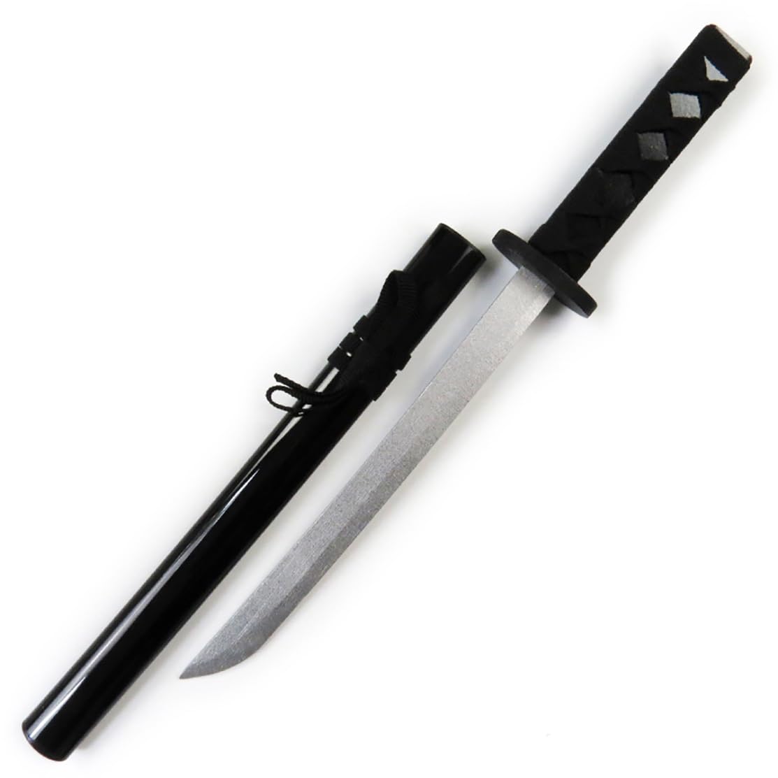 Wooden Samurai Sword Katana, Ninja Sword with Sheath, Samurai Anime Stage Prop Martial Arts Practice 55cm