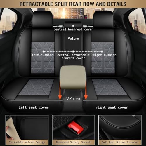 Housses de siège Chevy Equinox imperméables contre taches et usure