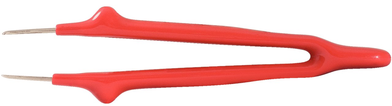 KS Tools 117.1626 Pęseta z izolacją ochronną, zaostrzona, 11mm