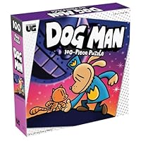 University Games, Dog Man, Grime and Punishment 100-piece Jigsaw Puzzle. 14 inch by 19 inch Puzzle of Dav Pilkey’s Famous Crime Fighting Canine Contains 100 Pieces for challenging Fun. Ages 6 and up.