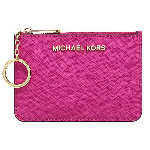 [マイケルコース] MICHAEL KORS コインケース パスケース レディース 35F7GTVU1L 35F7STVU1L 35F8GTVP1B 35F8STVP1B シグネチャー アウトレット (FUSCHIA フューシャ) [並行輸入品]