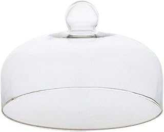 13/16/18/21/23/24/26 / 28cmのケーキドーム、ガラスドーナツ寿司ドームアフタヌーンティーダストカバーにガーデンキッチンフルーツデザート新鮮なカバー (Size : 23*23*10.5CM)