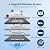 Countertop Reverse Osmosis Water Filter System, 6 Stage RO Water Filtration, Portable Water Purifier BPA Free, No Installation, with 2 Coffee Makers and 2 Brushes