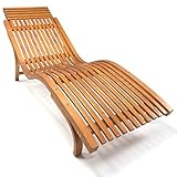 sonnenliege holz grau Wellness durch gute Ergonomie | einfache Montage mittels übersichtlicher Anleitung und beiliegendem Werkzeug