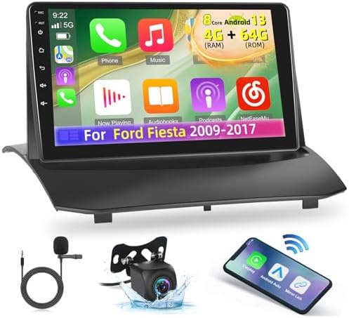 Stereo Android Per Ford Fiesta 2009-2017 - 9 Pollici Con Carplay E Android Auto - Foto 7