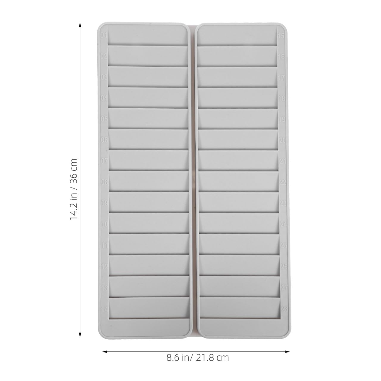 TEHAUX Soporte Para Tarjetas Colgante De Pared Con 28 Ranuras Organizador De Tarjetas,Organizador Clasificacin Pared Colgante Para Oficina Empresa Escuela Estante Para Carnet De IdentificacióN Y Acces