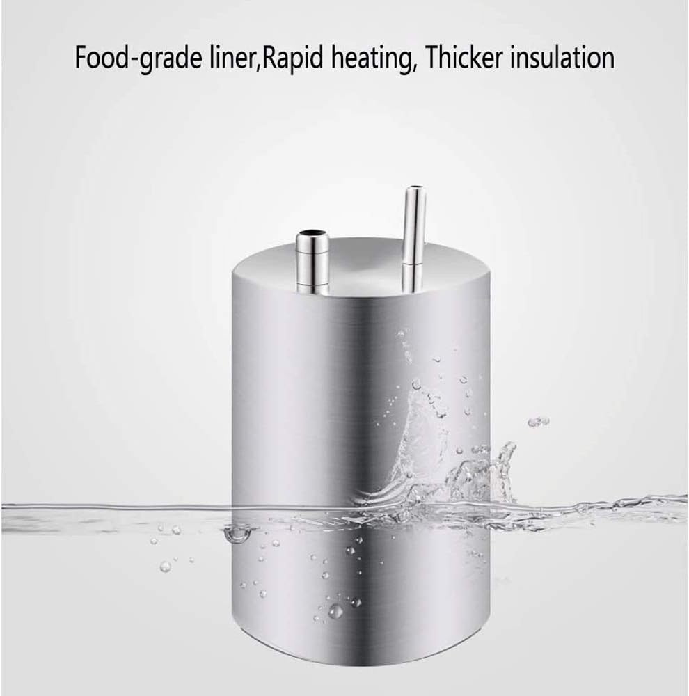 Mini Premium Hot/Cold Top Loading Countertop Water Cooler Dispenser-Hot Cold Water Mini Water Cooler Dispenser Ideal for Home Office Use (Color : Gold Size : Ice Warm) (Ice Warm)