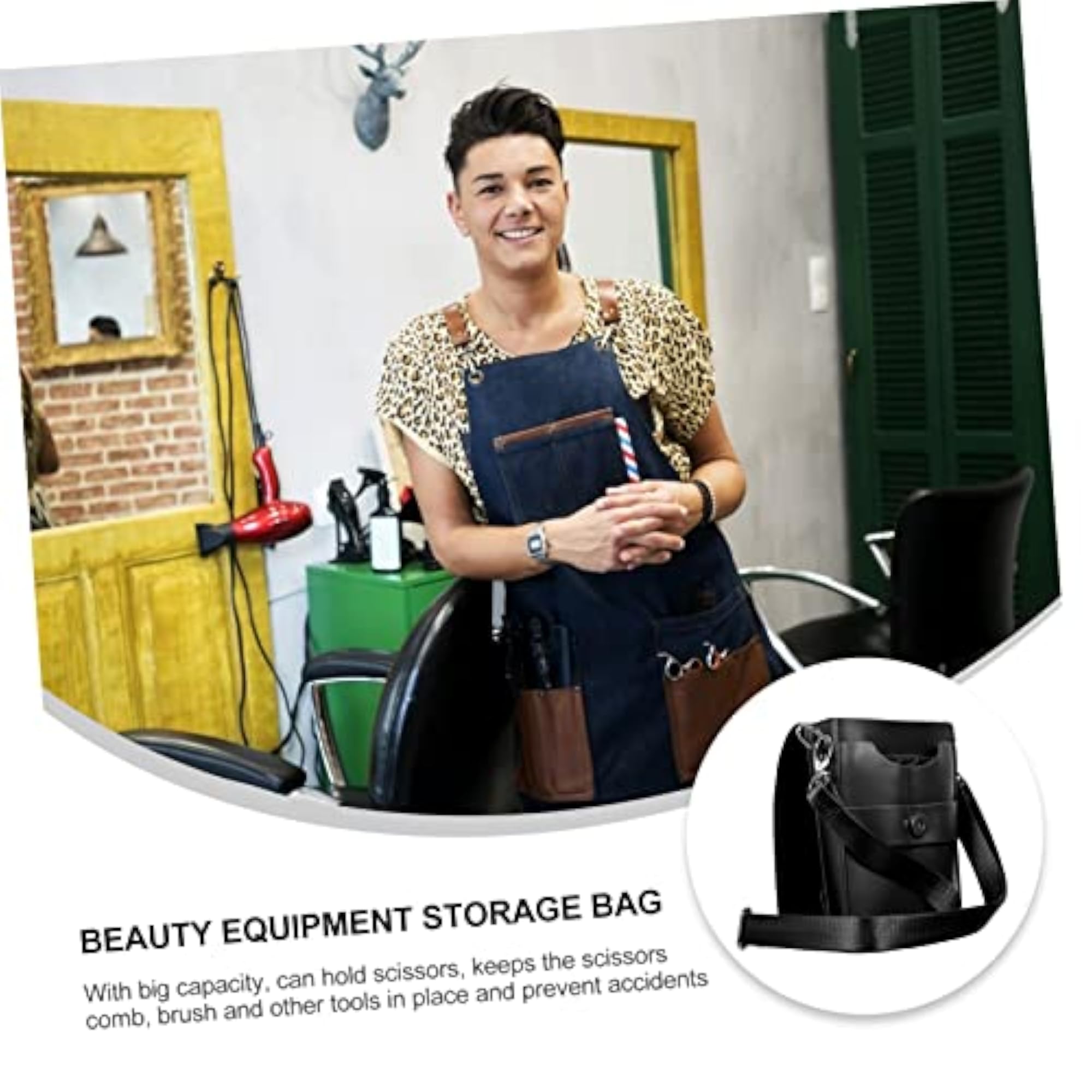 Scissor Fanny Pack Barber Scissor Bag, Hairdressing Tool Organizer