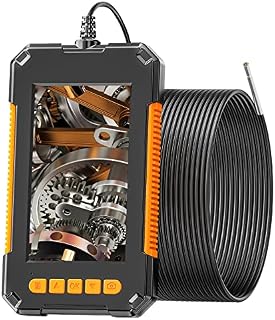 DDENDOCAM Industrial Endoscope Inspection Camera 4.3'' Screen 1080P HD Digital Borescope Camera 3.9mm Waterproof Snake Camera with LED Lights, 2600mAh Battery, 32G TF Card
