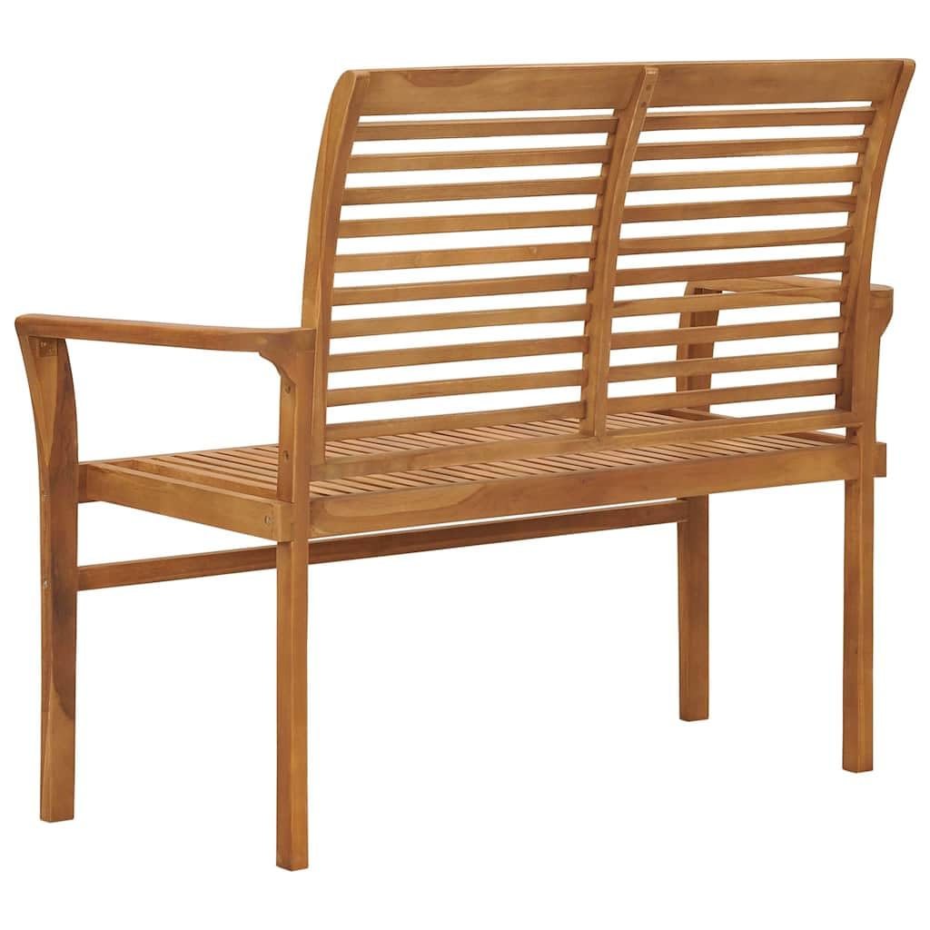 Ławka ogrodowa z drewna tekowego 112 cm