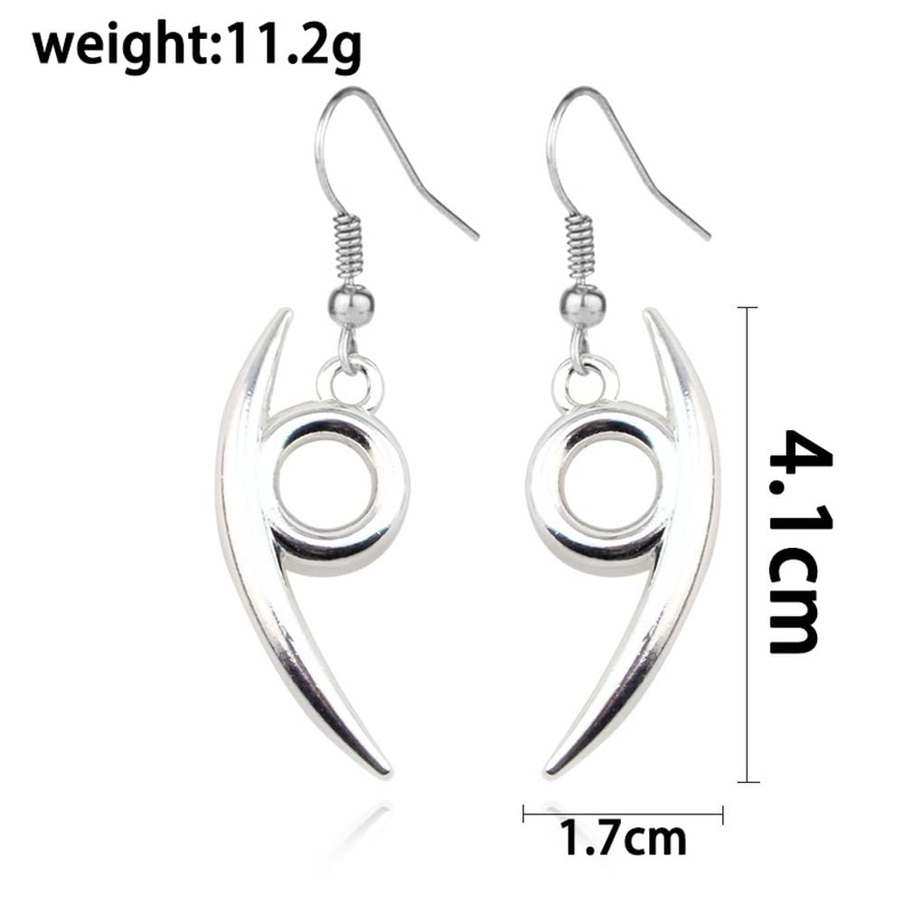 MayDee Pendientes Ninja Orochimaru Clip para el oído Cosplay Party Supply Orochimaru Cosplay Dangler