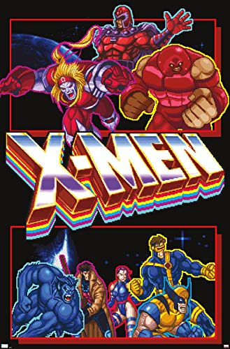 Trends International Marvel X-Men Game - Battle Wall Poster, 19L x 13W, Premium Unframed Version