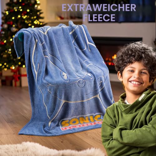 Get Trend Sonic The Hedgehog Kuscheldecke, 130x150cm, Glow in the Dark – Ansicht 2