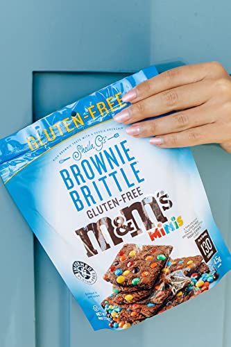 Sheila G's Gluten Free M&M Brownie Brittle Sweet Chocolate Crispy Snack-Rich Brownie Taste With A Cookie Crunch- 4Oz Bag, Pack Of 6 #TOP2