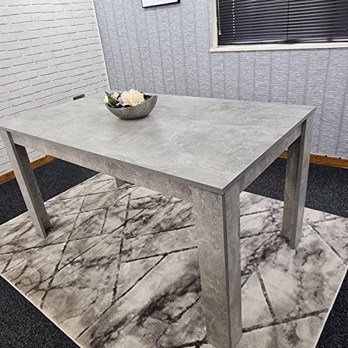 KOSY KOALA Grey Kitchen Dining Table Only (140x80x75cm)