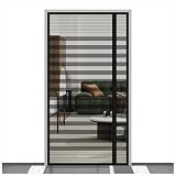 DCUINS Magnetic Screen Door Fits Door Size 36 x 82, Screen mesh Size 39 x 83, Side Opening Upgraded