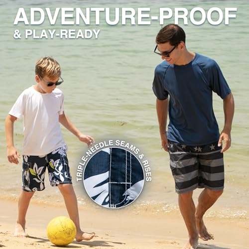 Image of Kanu Surf Boys' Paradise Floral Swim Trunk