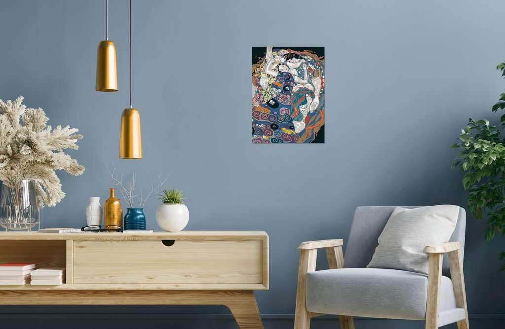 Ravensburger CreArt: Klimt La vergine – Dipingere con i Numeri Adulti, Attività Creativa e Rilassante, Kit Pittura con Pennello e Colori Inclusi, 30 x 40 cm, Idee Regalo