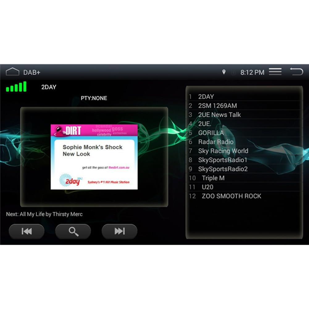Antena Receptora + para Radio Estéreo de Coche Android con Adaptador USB. Escaneo Automático de de Canales. Uso de la Aplicación Logo.
