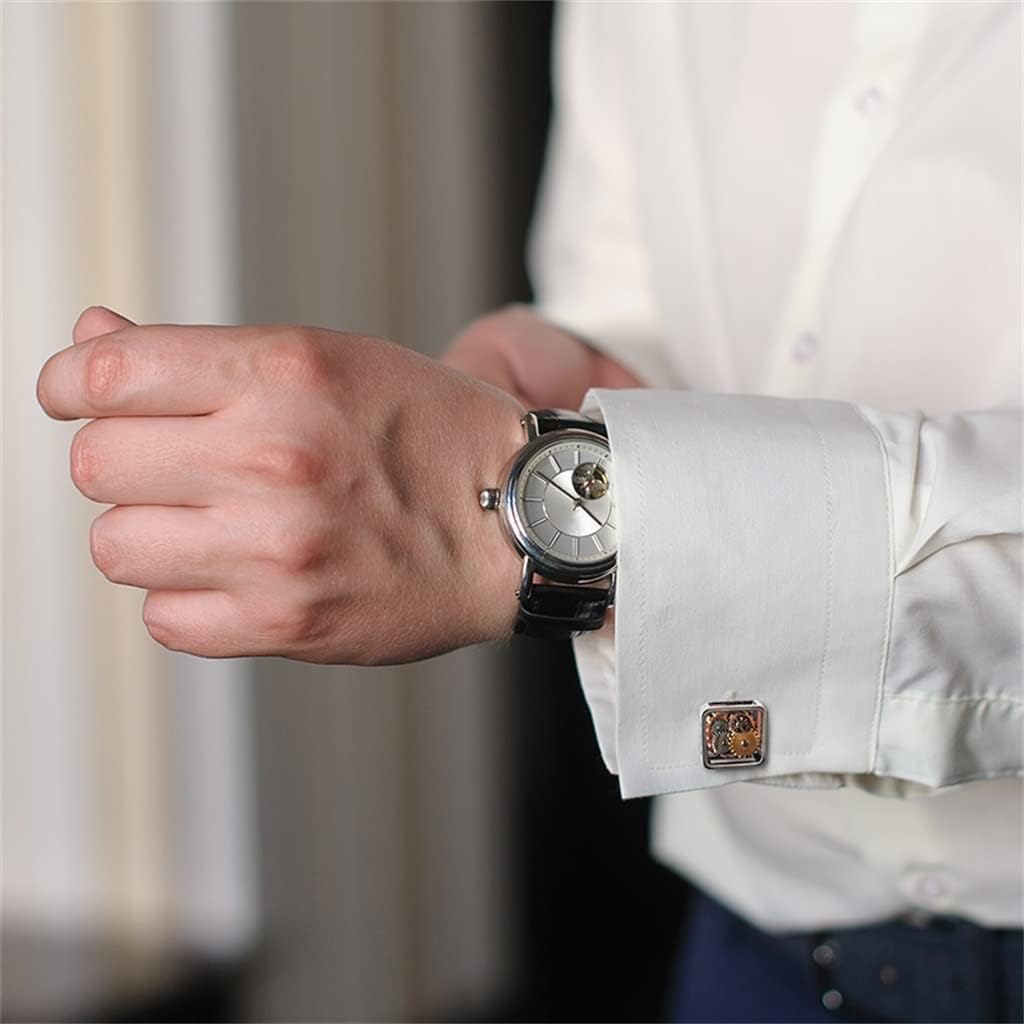 Men's Cuff Links,Suit Cufflinks,Cuff Links Set,Mechanical Cufflinks Men's Suit French Shirt Cuff Buttons Men's Box Packaging