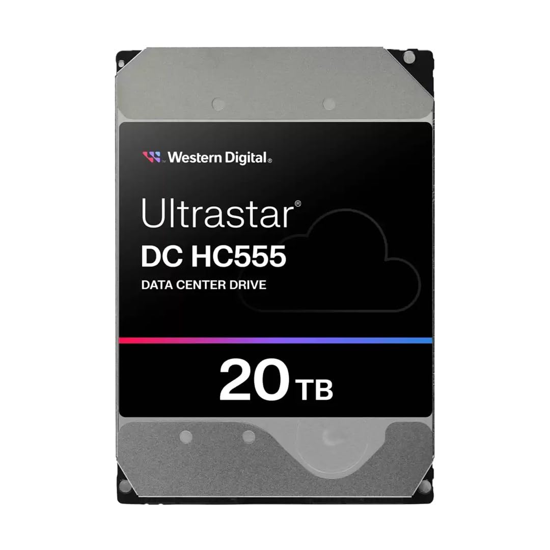 Wd Ultrastar Dc Hc555 - Festplatte - Datencenter - 20tb - Intern - 3,5" (8,9 Cm) - Sas 12gb/s - 7200 Rpm - Puffer: 512mb (0b47749)