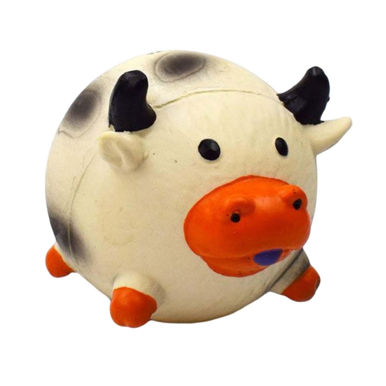 Rubber Dog Toy Pets Molar Interactive Toys Dog Squeaker Bite Resistant Squeaky Dog Toy for Small Medium Large