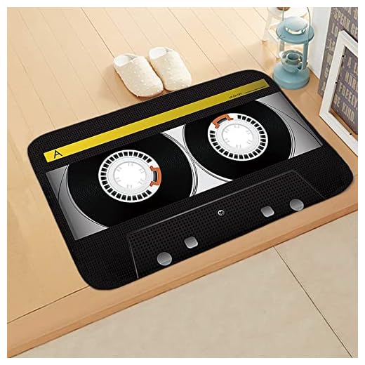 Tapete de Cocina con Cinta Musical, Alfombra Lavable Antideslizante para baño, Felpudo de Entrada para decoración del Suelo de la Sala de Estar A1 60x90cm
