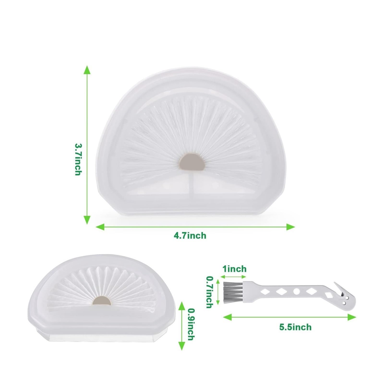 EtliN 4 Pack Hepa Post Filter Replacement Compatible with Black Decker Dustbuster Hand Vacuum Cleaner VLPF10 HLVA320J00 Filters