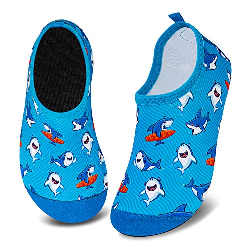 Image of WateLves Kids Water Shoes Toddler Girls Boys Barefoot Non-Slip Quick Dry Aqua Socks for Beach Swim Walking
