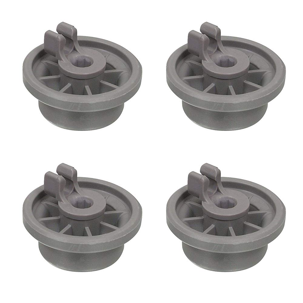 4X Dishwasher Lower Bottom Basket Wheels Compatible with Bosch 165314 00165314 AP2802428 165314 420198 423232 Hotpoint 36MM C00290453 43-BS-04 Dishwasher Spare Parts Universal Large Lower Rollers