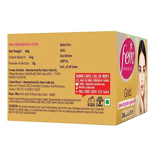 Image of Fem Fairness Naturals Gold Skin Bleach, 64g