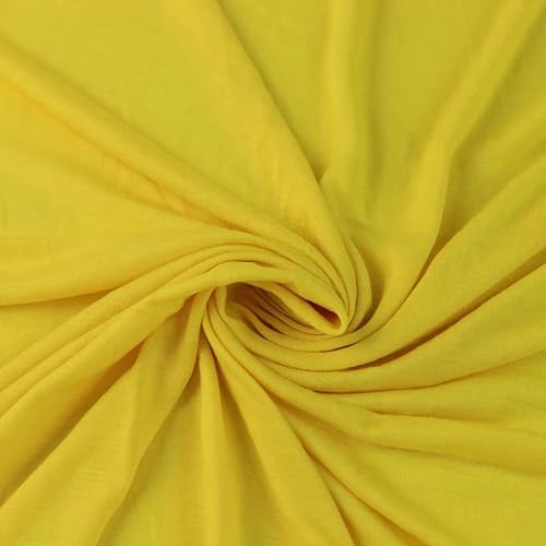 Miniatura 5 de Texco Inc Tejido de punto elástico de 2 vías ligero de color sólido 100% rayón para proyectos de bricolaje, rosa polvoriento, 10 yardas