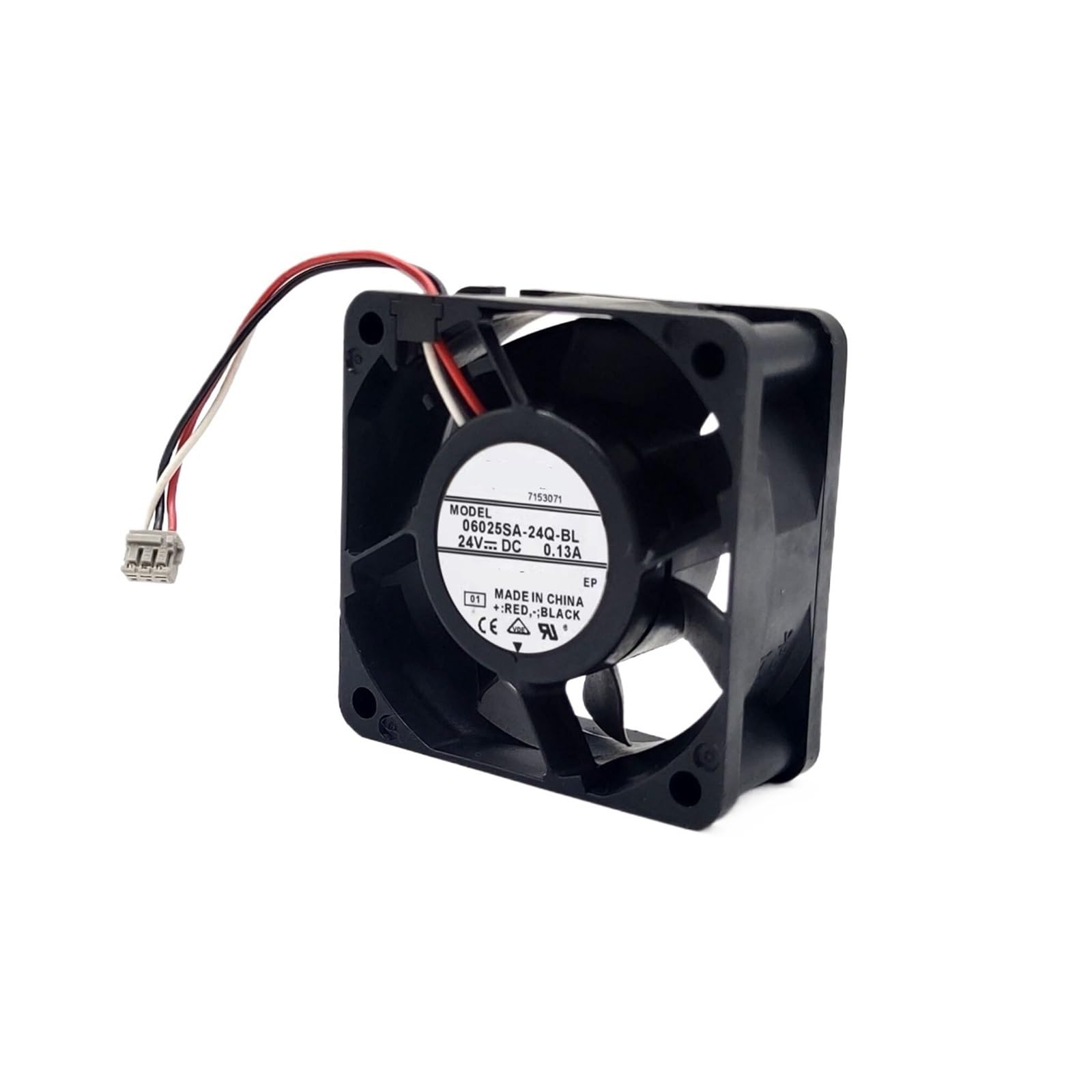 UWUKCJOKQ 06025SA-24Q-BL 24VDC 0.13A 6025 60x60x25mm Cooling Fan
