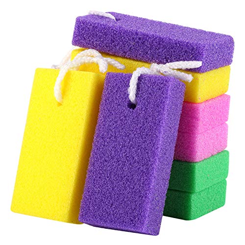 8PC Foot Pumice Stone for Feet Hard Skin Callus Remover, Pedicure Stone Callus Remover Foot Scrubber, Dead Skin Scrubber Pedicure Tools, Hard Skin Callus Remover Foot File Exfoliation for feet, Hands