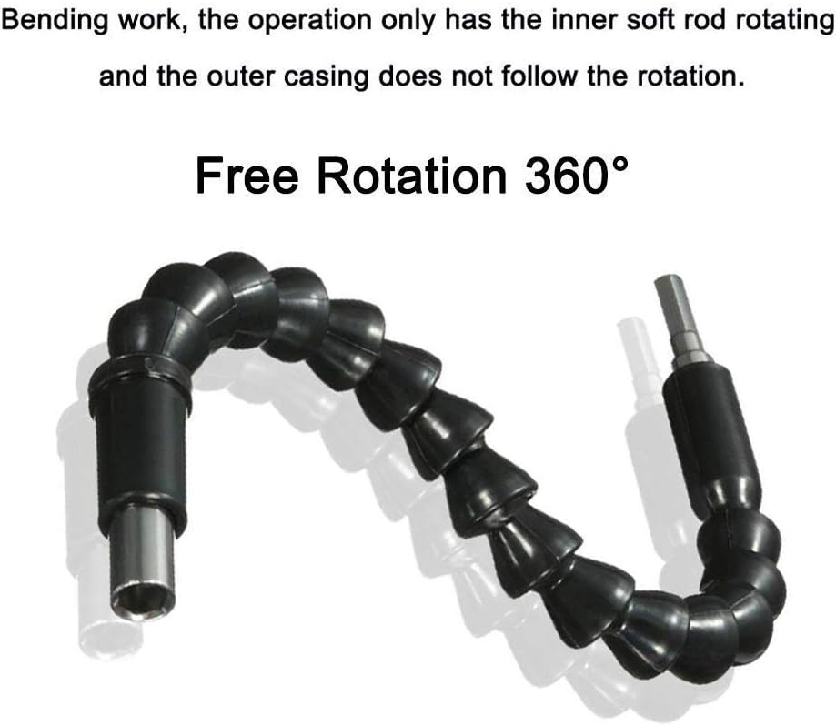 Rod Hex Sockets Bits Electric Screw Driver Batch Head Set Magnetic Hex Screwdriver Extension 21 Pcs/Set Flexible Extensions Shafts Power Hand Tools Kit