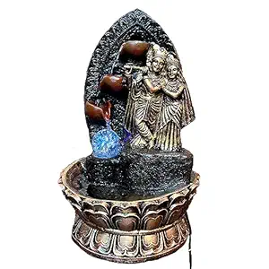 Water Fountains for Home Decor Decorative Radha Krishna Water Fountain Best Indoor Outdoor Water Fountains 40.6cm