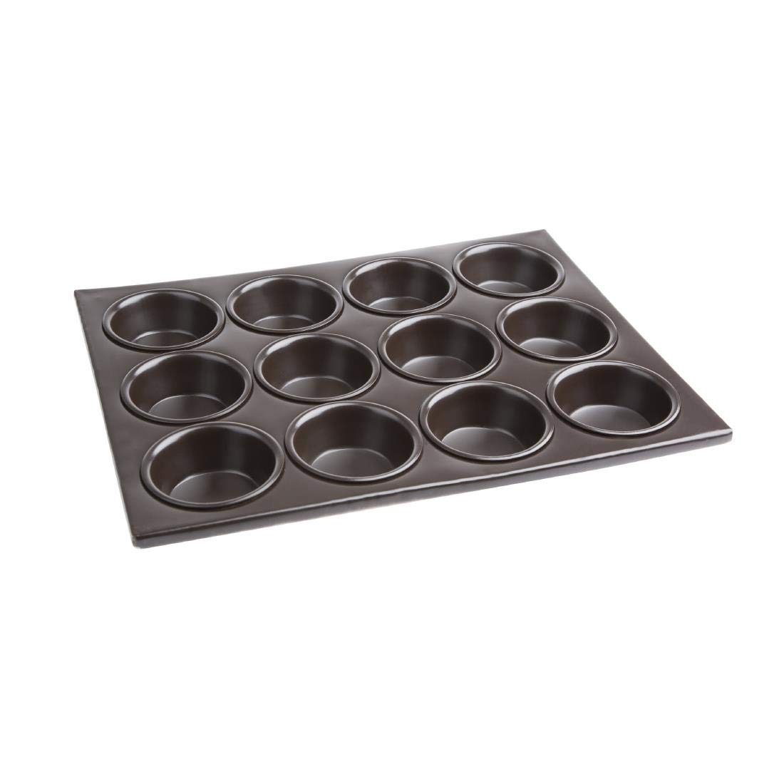 Vogue Plateau de service anti-adhésif en aluminium pour 12 muffins 36 x 28 cm