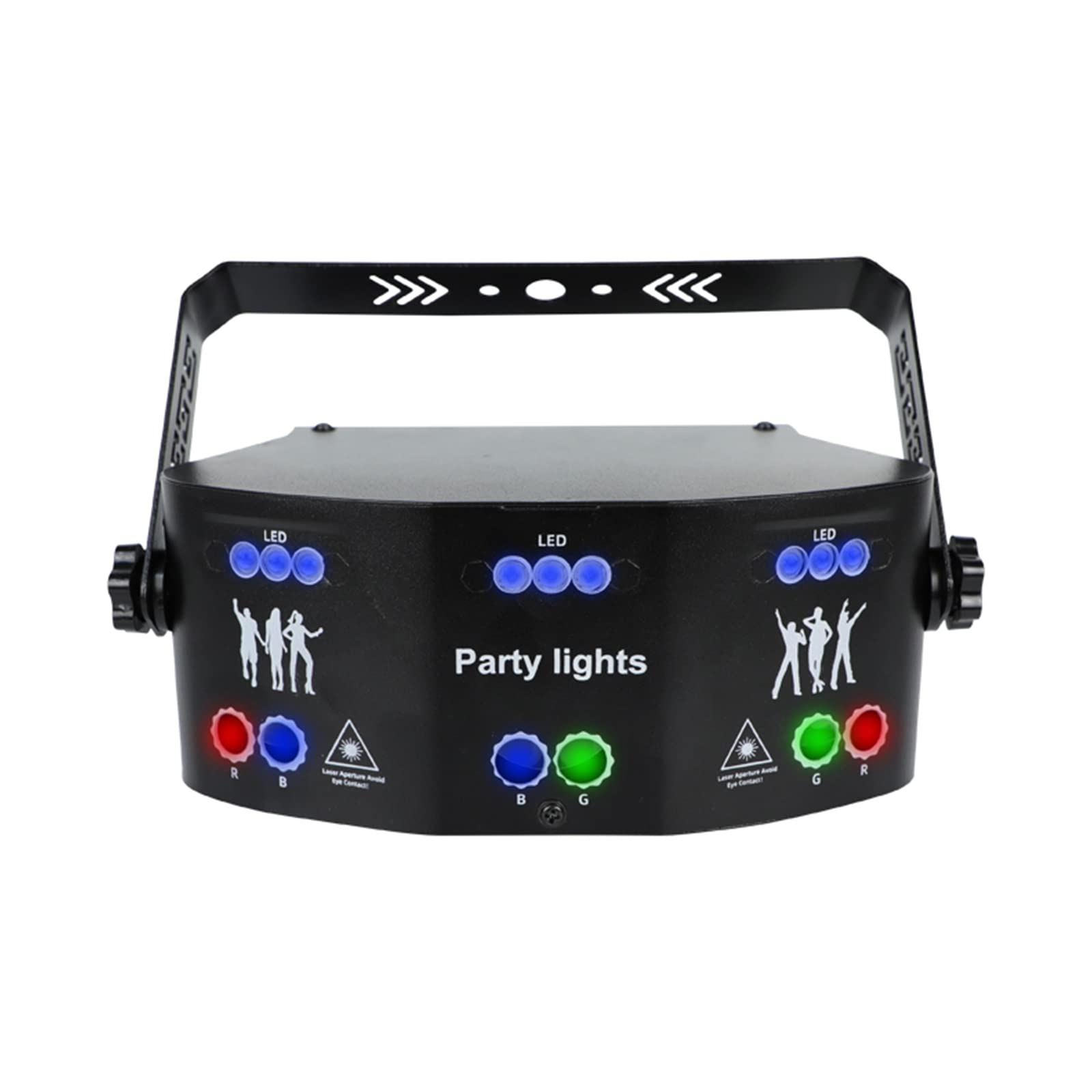 15 LED stroboscope disco lumière, stroboscopique flash disco flash pour fête, stroboscope disco flash