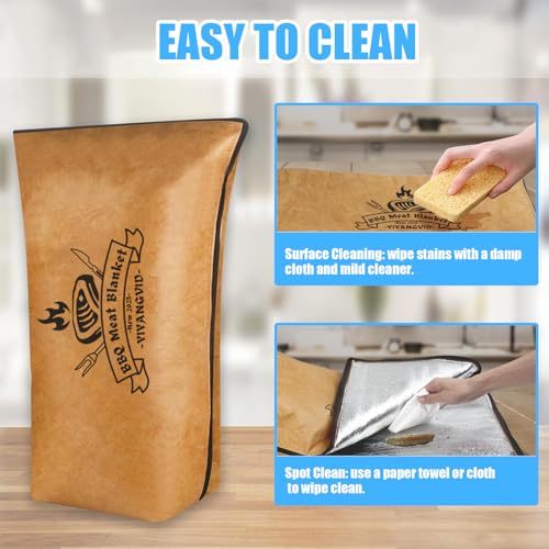 Manta BBQ para reposo de carne con pinzas y bolsa aislante miniatura 7