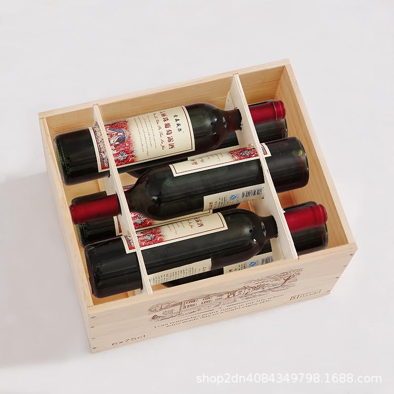 蓋付輸入ワイン木箱4種セット