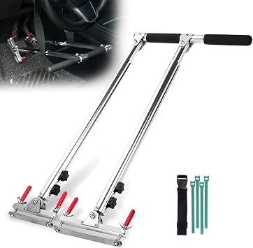 BARTOO Hand Controls for Disabled Drivers, Portable Handicap Driving Car Pedal Assist Controls, Length Adjustable, for Injured, Handicap, Cars Driving aids