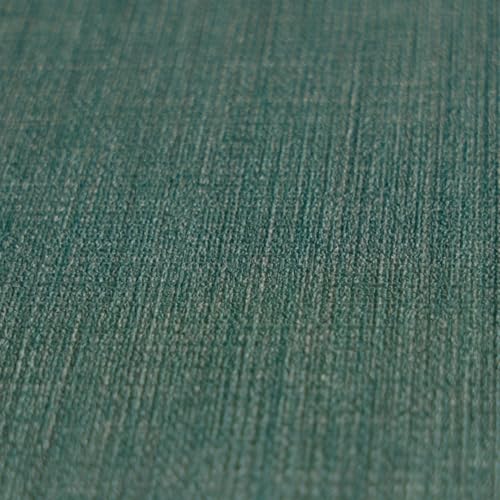 Papier peint uni vert bleu pour masquer les défauts du mur avec texture - 4