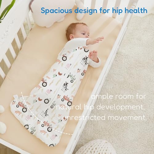 Image of TotAha Sleep Sack 6-12-15 Months 1.0 TOG, Unisex Buttery Soft Sleeping Sacks with 2-way Safe Zipper, Premium Winter Sleep Bag