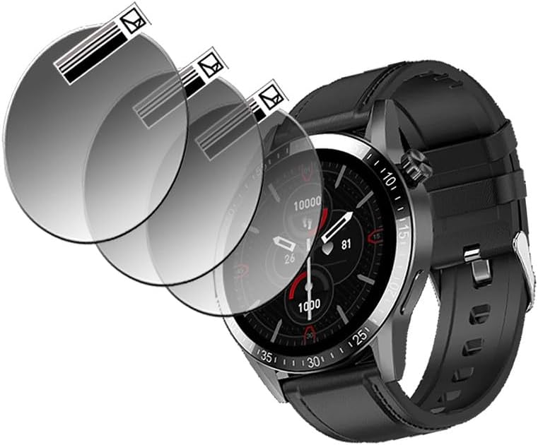 DAFFIN Compatible for Fire-Boltt Ultimate DISPLAY Smartwatch Screen Guard (PACK OF 03)-NEW LIST-1885