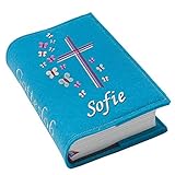Sie können uns Ihre Angaben über 'Jetzt anpassen' mitteilen. Hier können Sie die Garnfarbe für die Schrift aus über 20 Farben wählen. Das Gotteslob auf dem Buchrücken wird in der gleichen Farbe wie der Wunschtext gestickt.